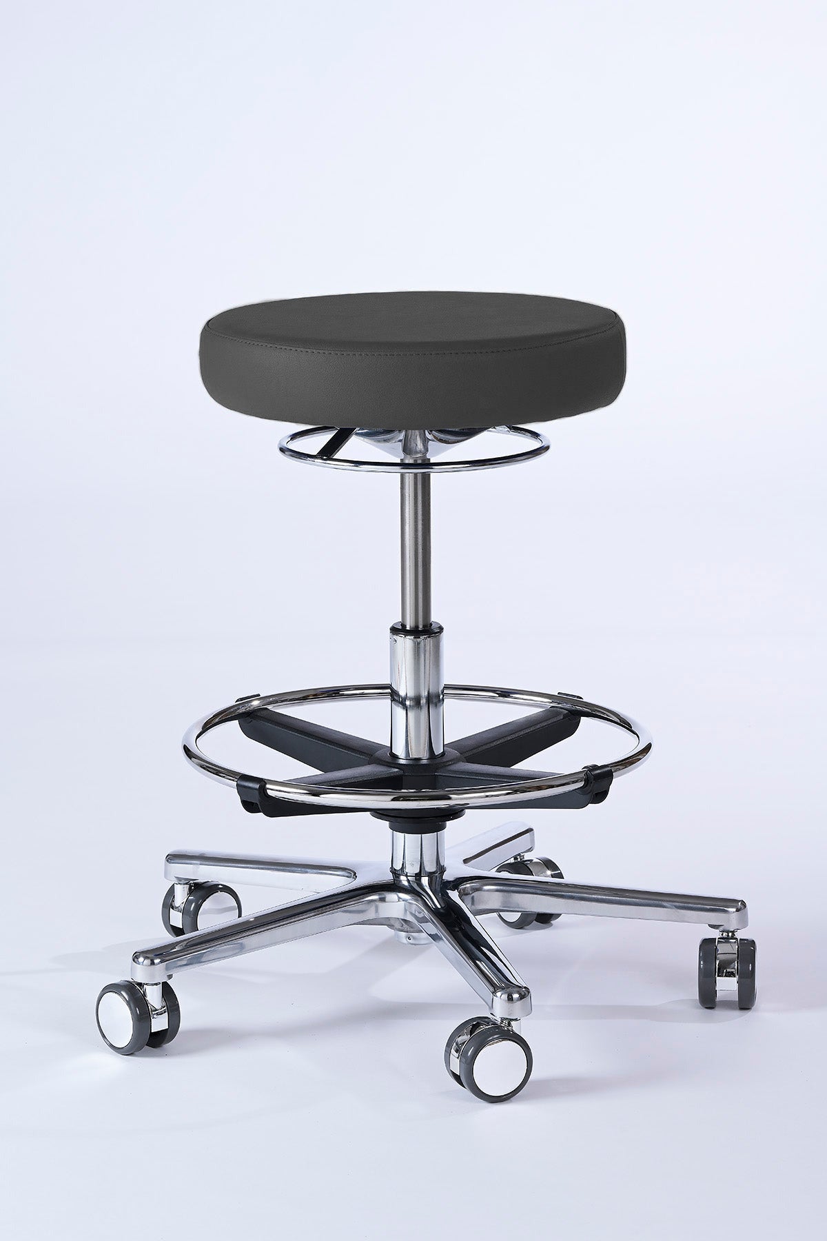 Drehhocker Lantinus FR Aluminium