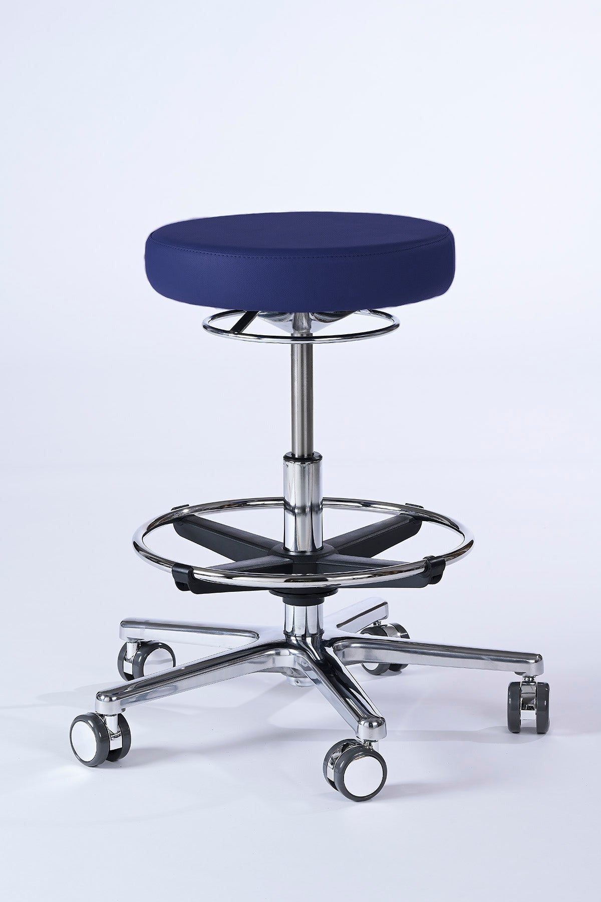 Drehhocker Lantinus FR Aluminium