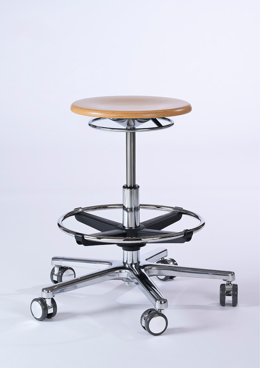 Arbeitshocker Dustin FR Aluminium