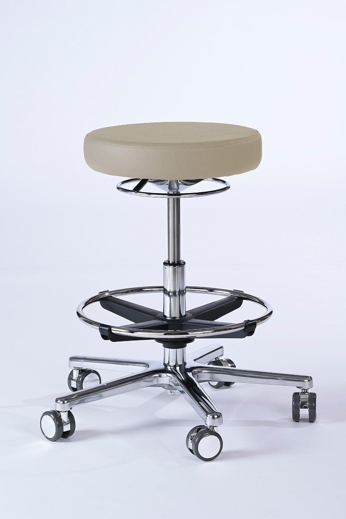 Drehhocker Lantinus FR Aluminium