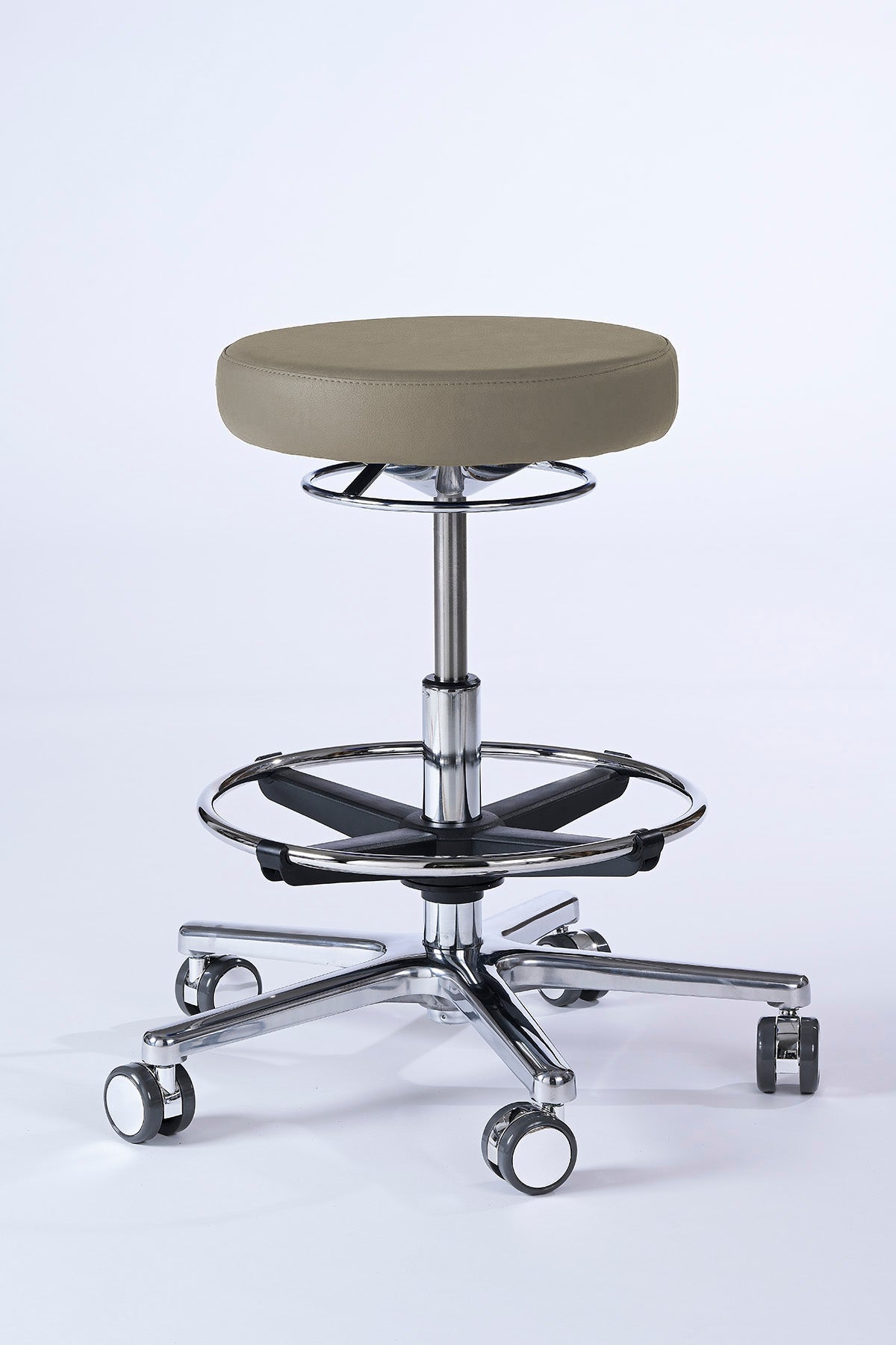 Drehhocker Lantinus FR Aluminium