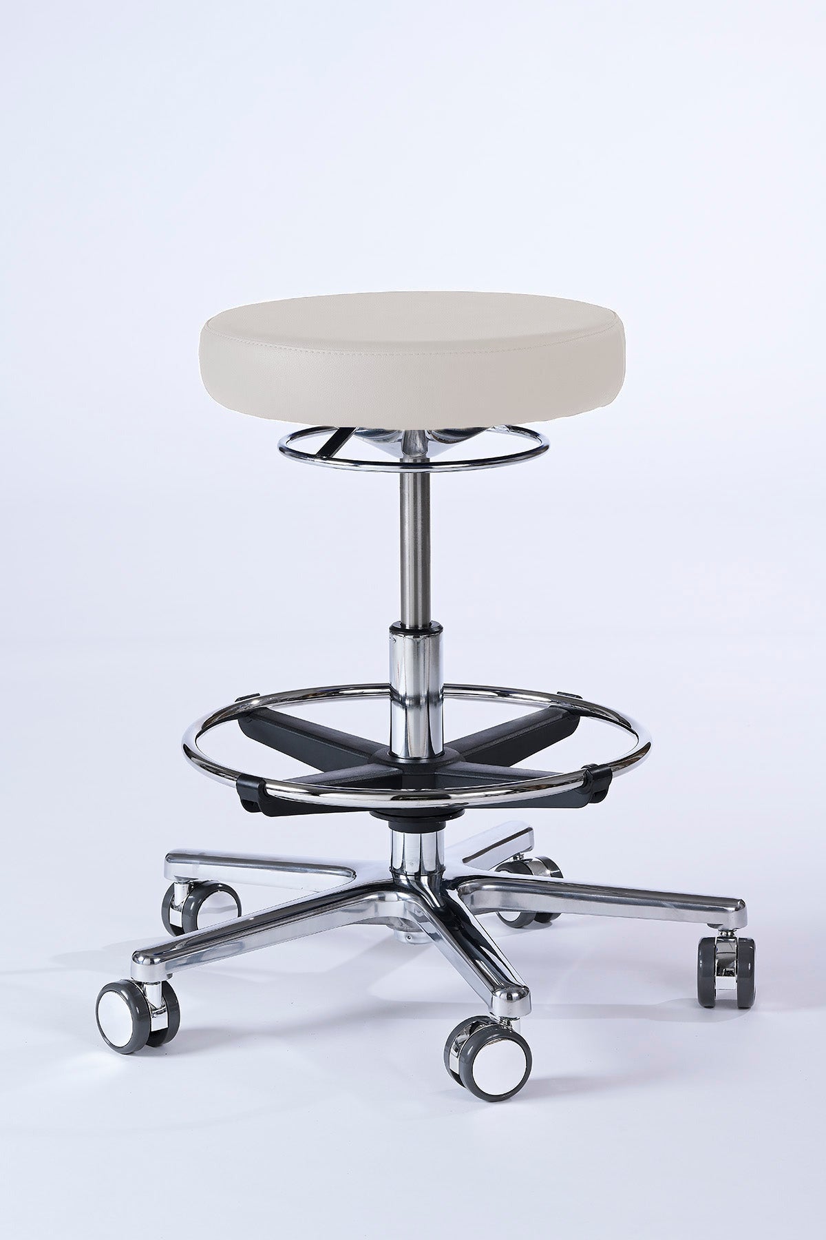 Drehhocker Lantinus FR Aluminium