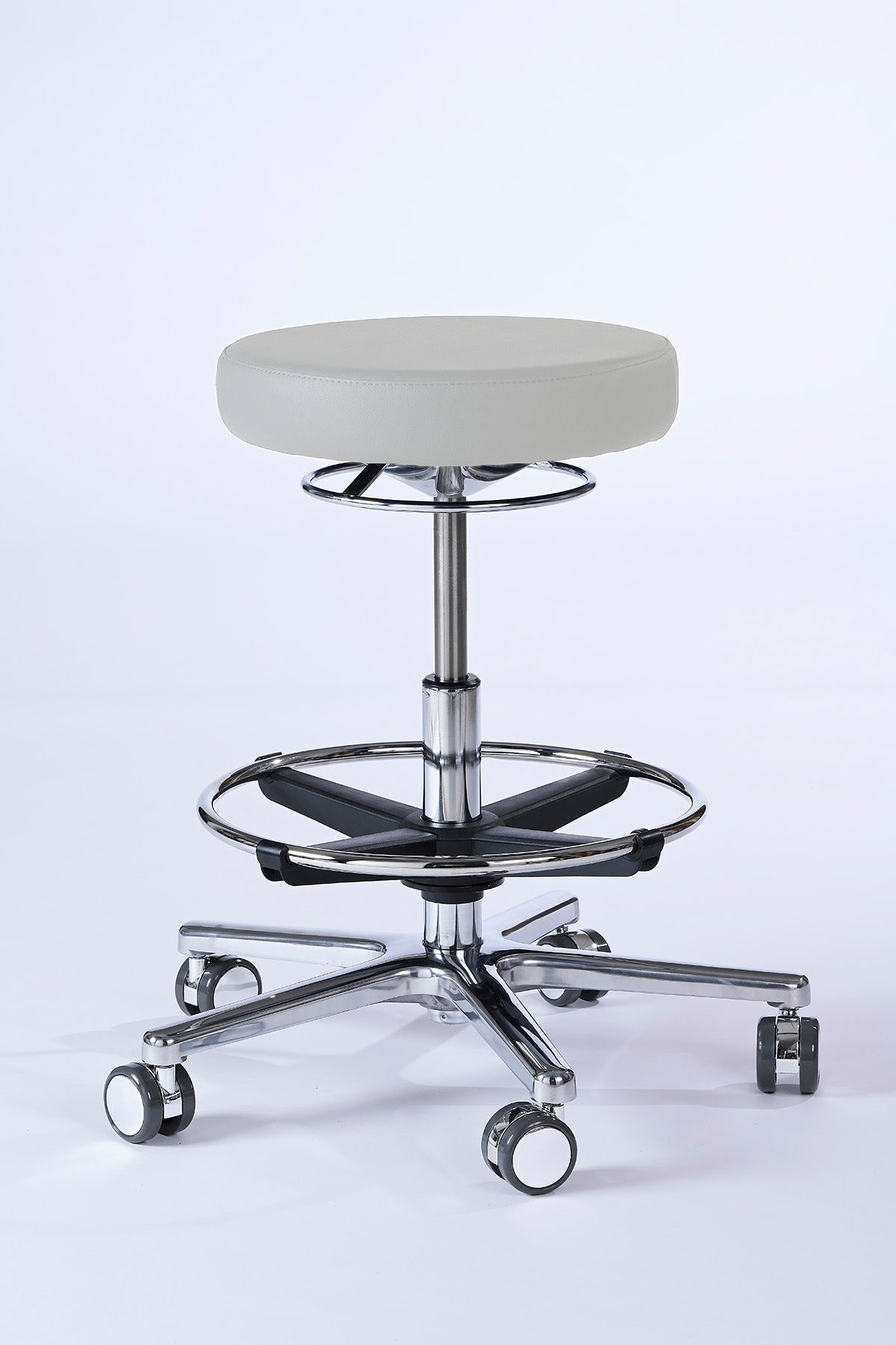 Drehhocker Lantinus FR Aluminium
